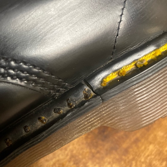 Dr. Martens Black Lace Up Combat Boots - Picture 11 of 16